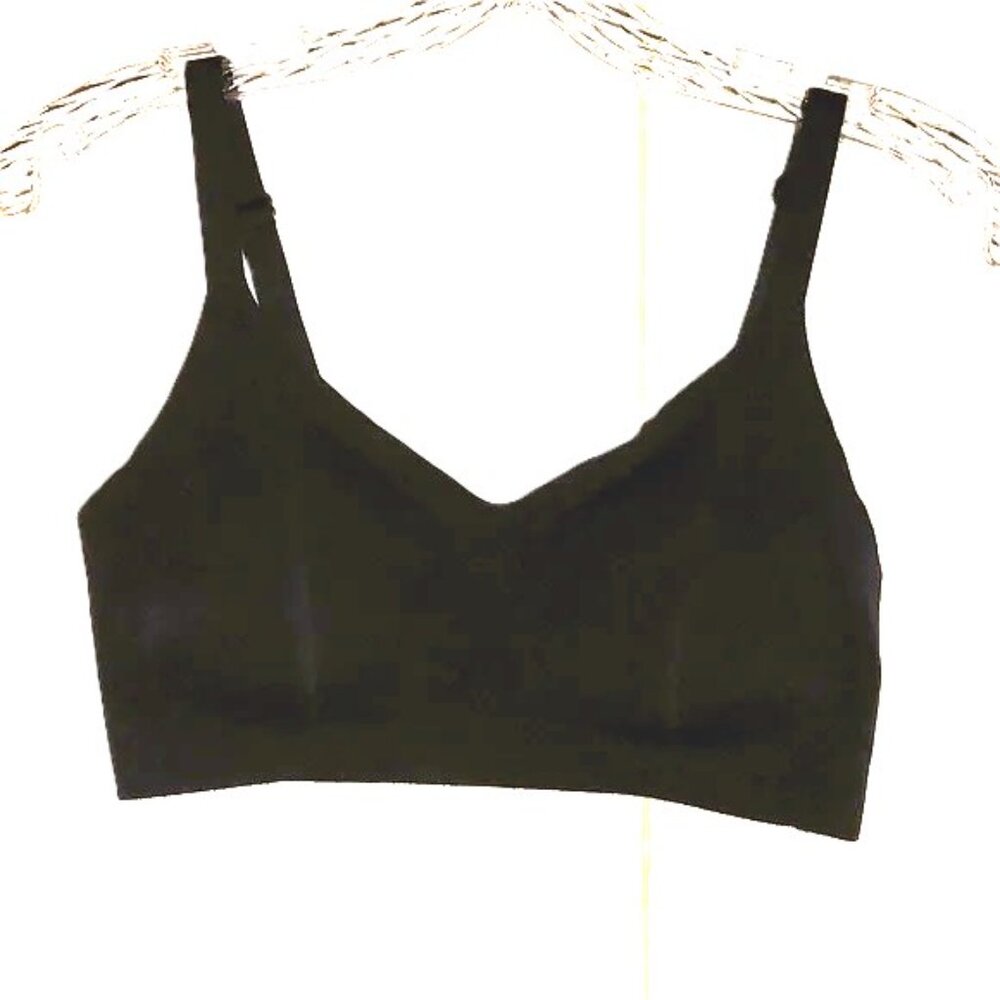 Coobie Wireless Comfort Convertible Racerback Bra Solid Black Size Medium